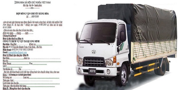 Những điều cần biết về hợp đồng thuê xe tải chở hàng