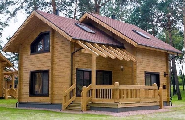 Thiết kế nhà gỗ hiện đại - Nhà gỗ thông