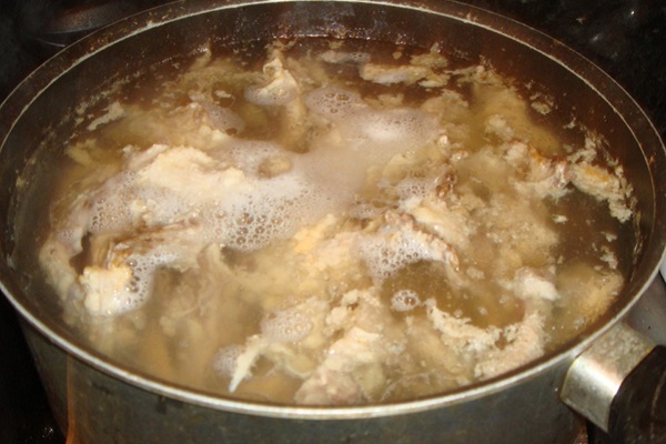 Cách nấu súp tổ yến thịt gà