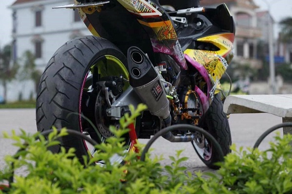 Exciter 150 độ đồ chơi hàng hiệu của biker Thái Nguyên