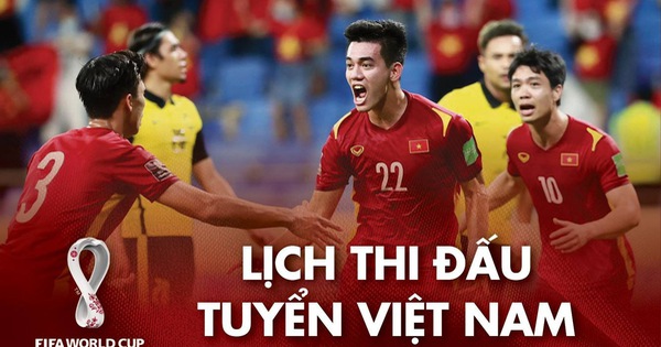Lịch thi đấu vòng loại World Cup 2022 Việt Nam
