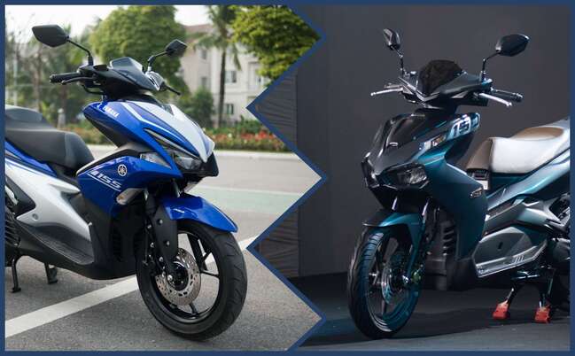 Xe Honda và xe Yamaha